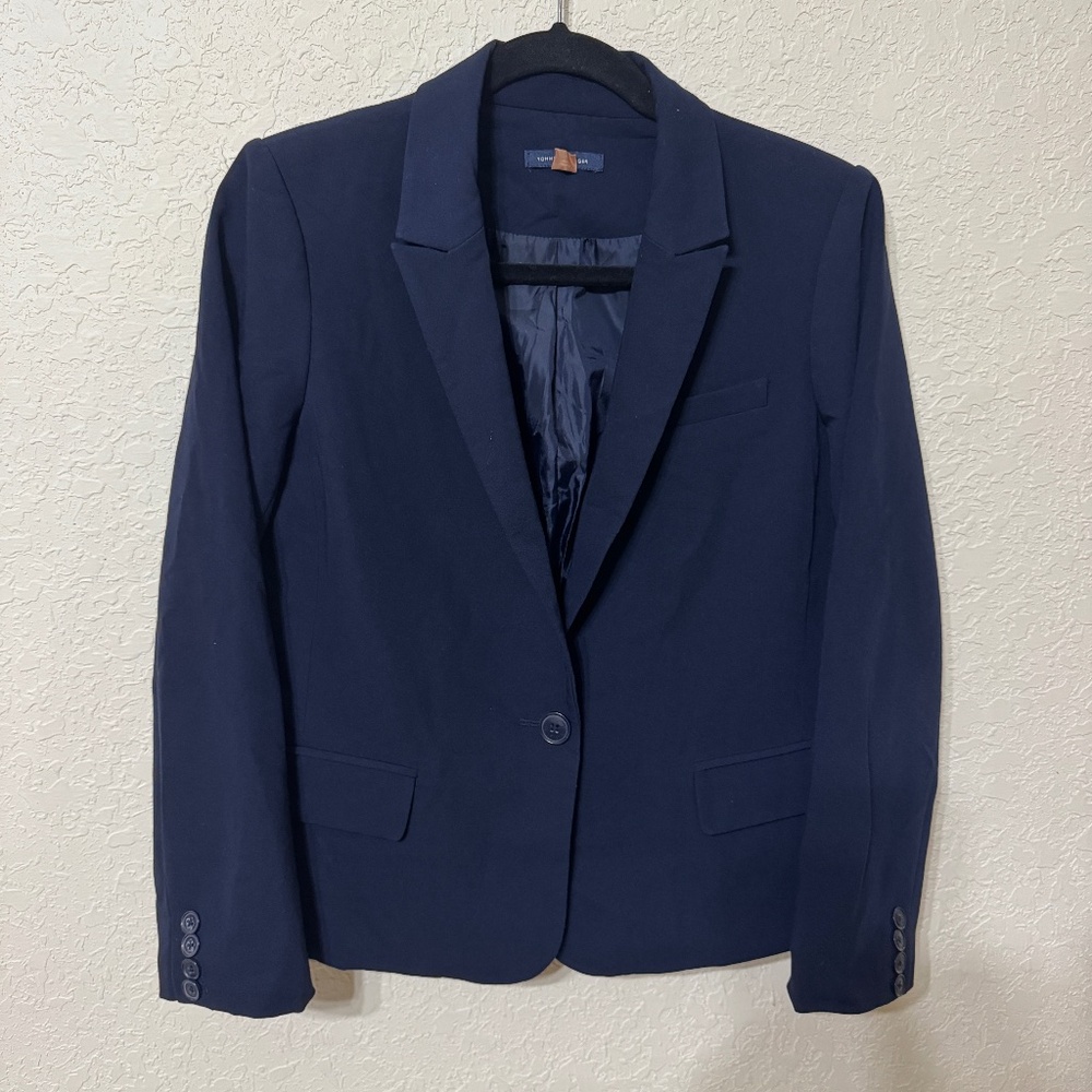 Tommy Hilfiger Suit Separate Blazer Jacket Size 8 Navy blue
